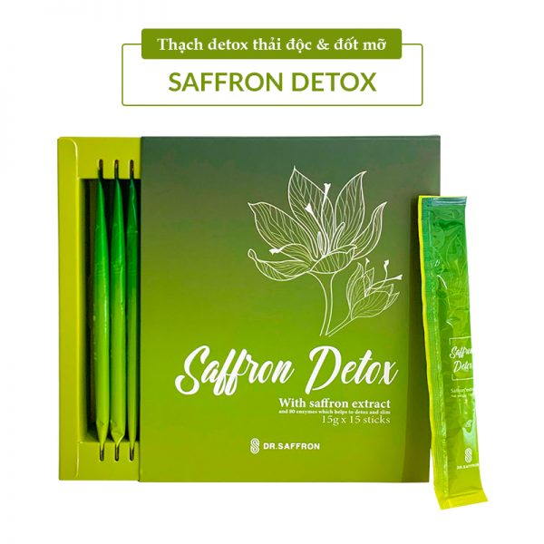 thạch giảm cân saffron detox