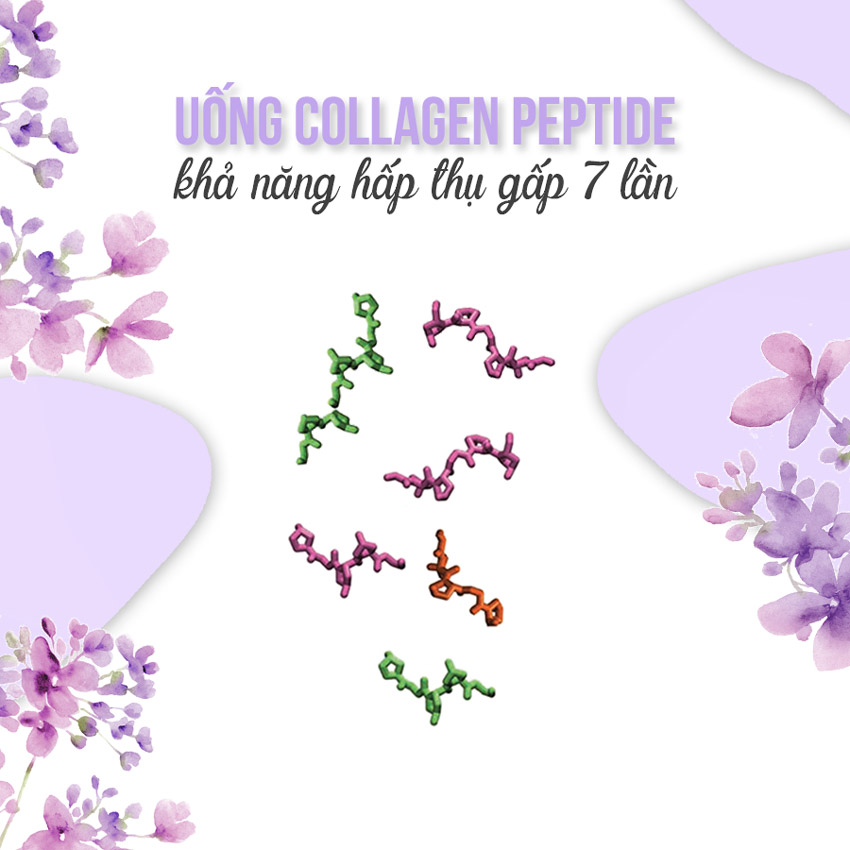 Uống collagen peptide