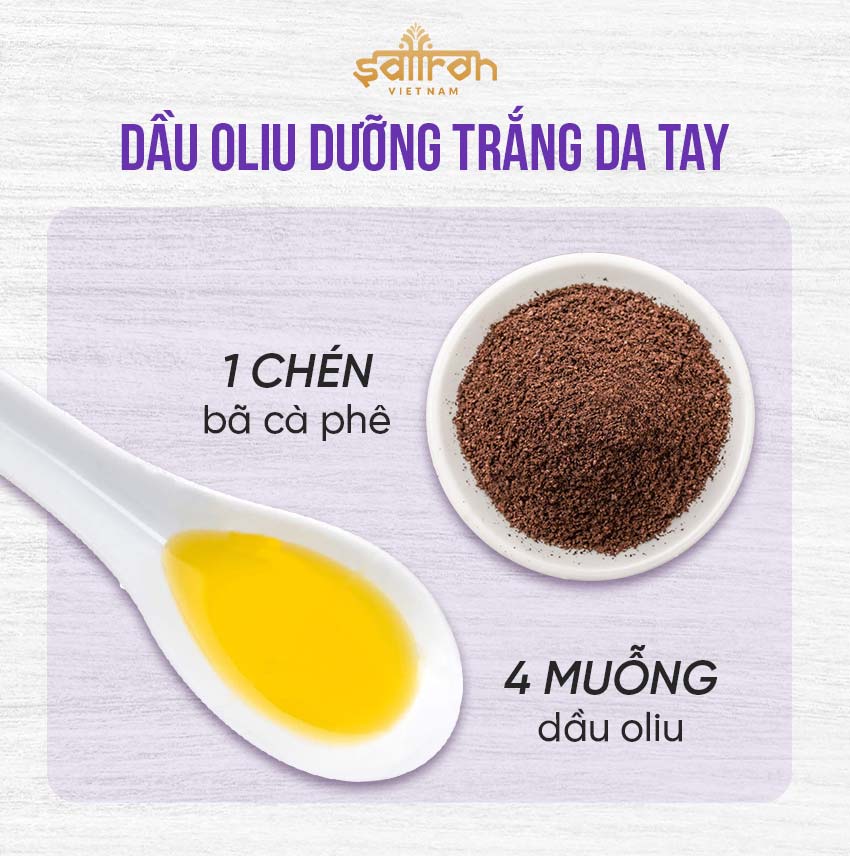 6. Trắng da với dầu oliu