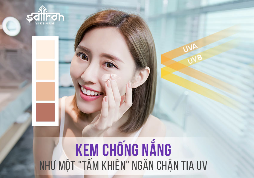 2. Bôi kem chống nắng mỗi ngày