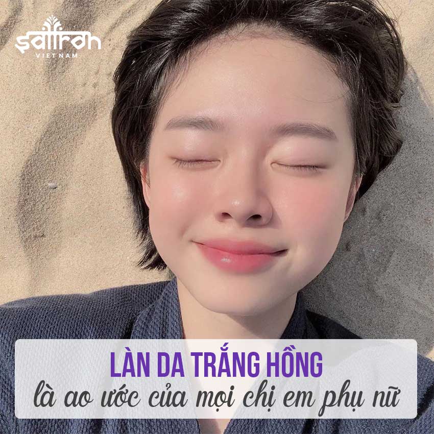 cách làm da mặt trắng hồng